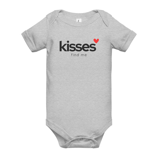 KISSES FIND ME - Baby short sleeve one piece