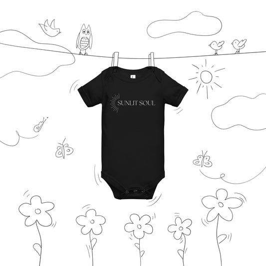 LOGO - Baby short sleeve one piece