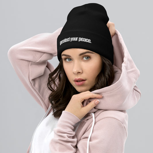 PROTECT YOUR PEACE - Cuffed Beanie