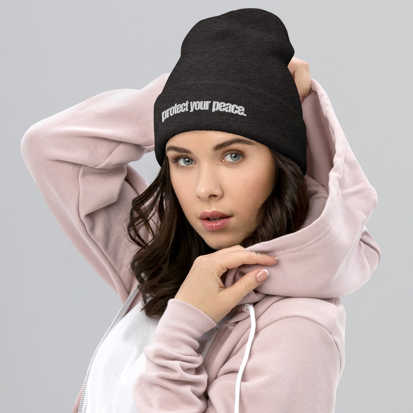 PROTECT YOUR PEACE - Cuffed Beanie