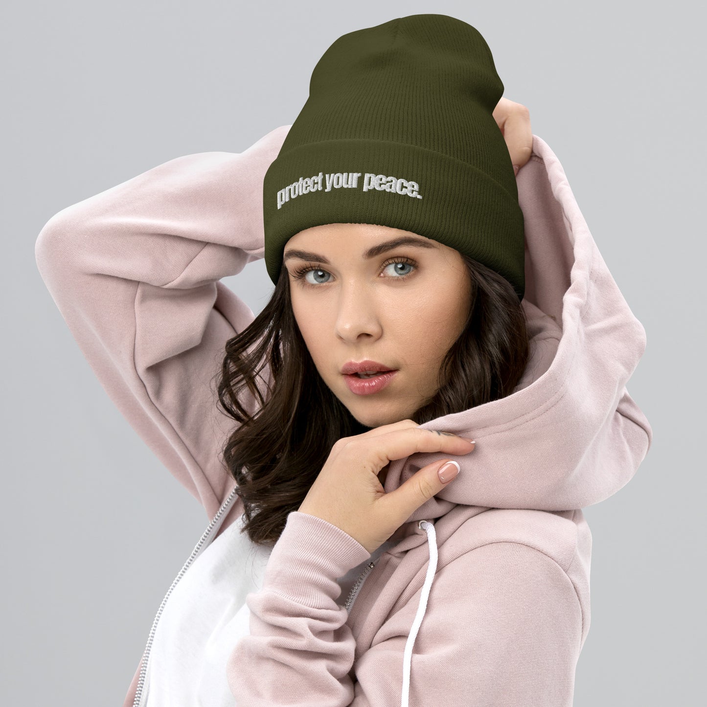 PROTECT YOUR PEACE - Cuffed Beanie