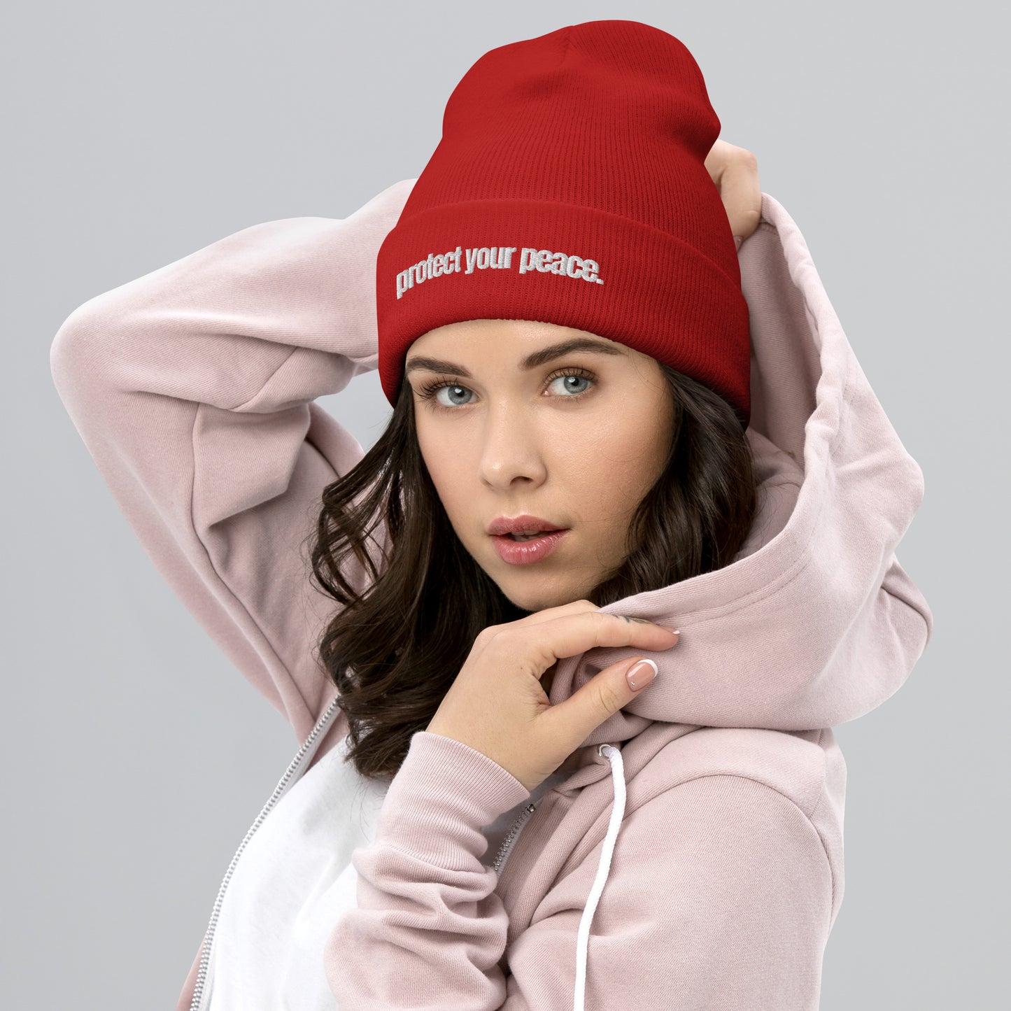 PROTECT YOUR PEACE - Cuffed Beanie