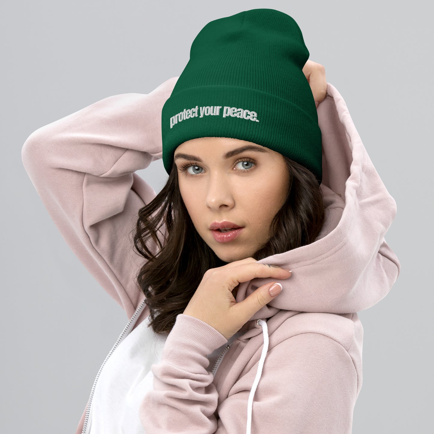 PROTECT YOUR PEACE - Cuffed Beanie