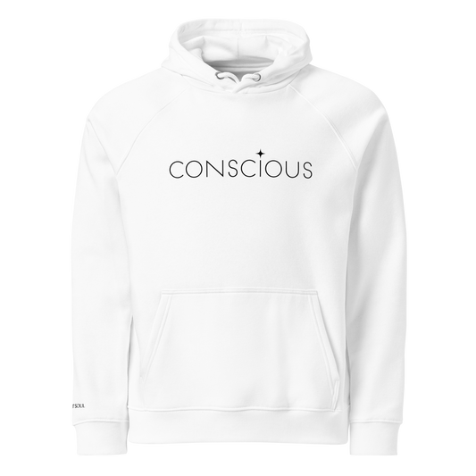 Conscious - Unisex eco raglan hoodie